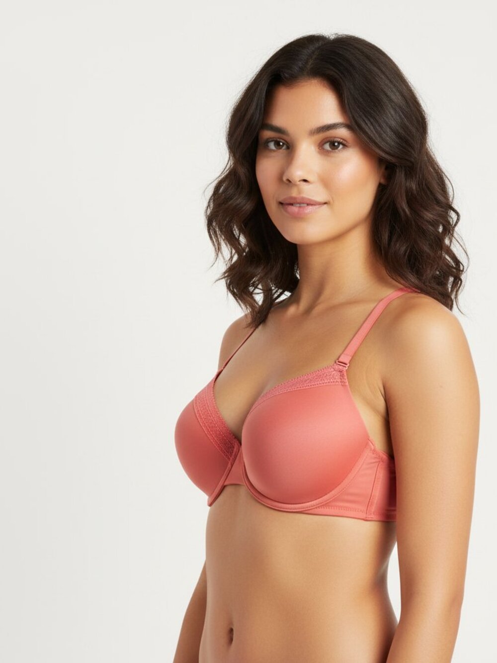 Wacoal Perfect Primer T-Shirt Bra Red 38C Convertible Underwire NWT Flaw